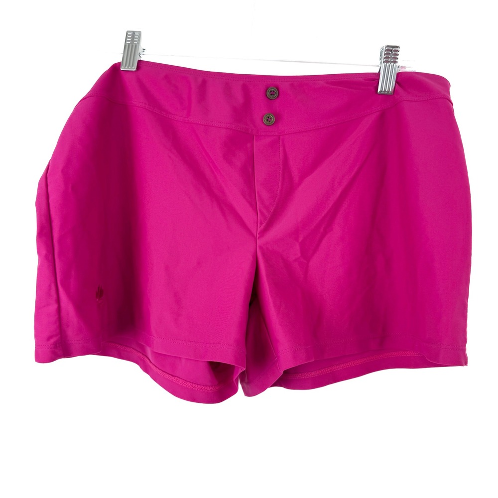 Hapari Womens Magenta Pink Swim Board Shorts UPF 50+ Size Large 12-14